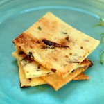 Rosemary fig crackers