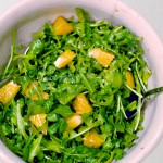 Orange arugula salad