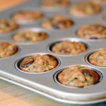 Zucchini chocolate chip muffins