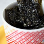 Toasted nori crisps - a.k.a. seaweed crack