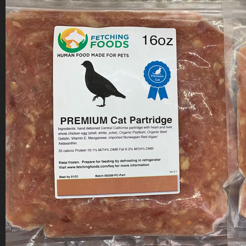 Fetching Foods Just Cat Partridge