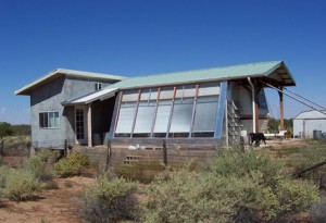 Passive Solar Sunroom with Trailer