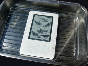 Kindle in reading box