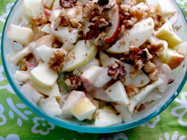 Vanilla maple coconut yogurt fruit salad