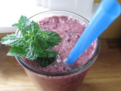 Watermelon blueberry smoothie