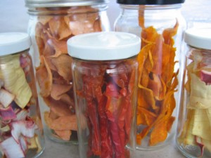 Dehydrated veggie chips
