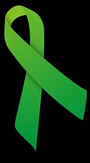 Lyme awareness ribbon
