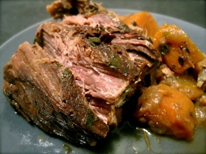 Crock Pot Beef Roast with Root Vegetables and Flourless Gravy
