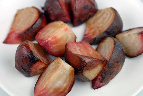 Roasted balsamic beets