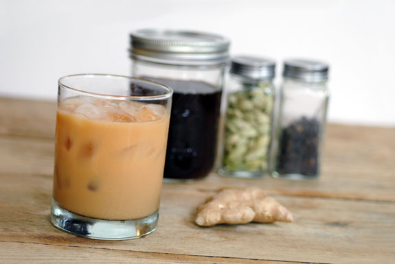 Iced ginger chai