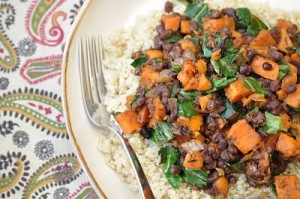 Nourishing Meal's Adzuki Bean and Yam Hash