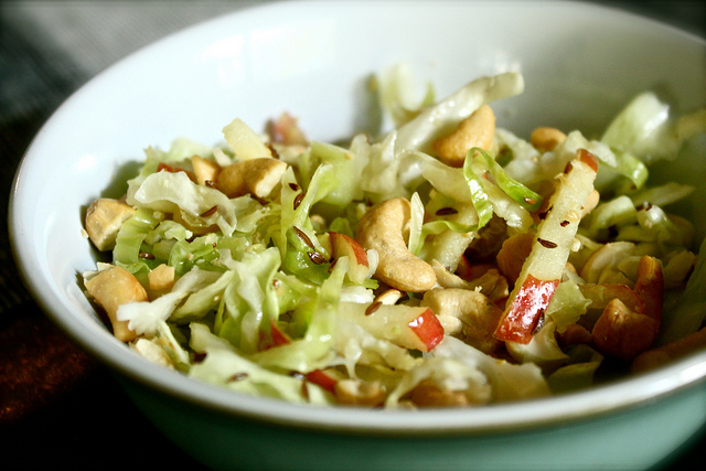 Cabbage apple slaw