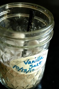 Homemade vanilla salt