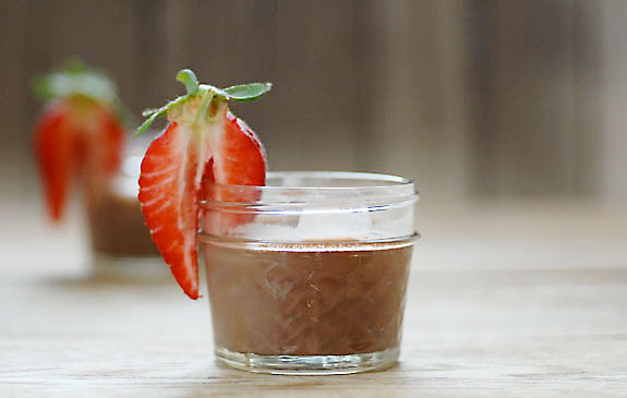 Delicious dairy-free chocolate pudding