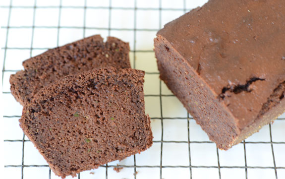 Gluten free chocolate zucchini bread