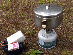 Author's camping stove