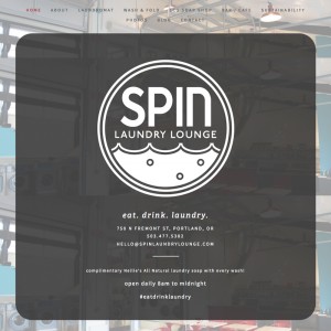 Spin Laundry Lounge in Portland, Oregon