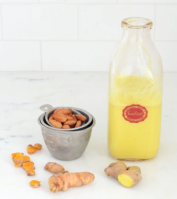 Dairy free golden turmeric root milk