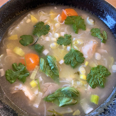 Lemongrass Chicken Noodle Soup