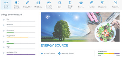 Energy Source Screen