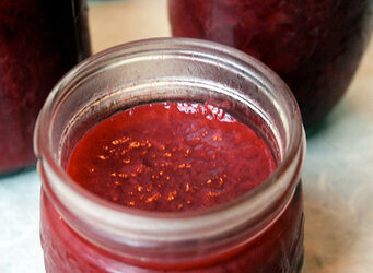 Sugar free strawberry rhubarb jam