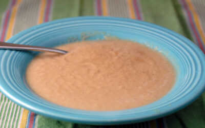 Apple fennel soup