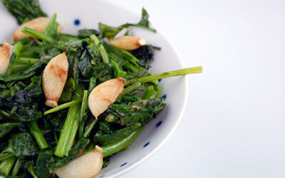 Broccoli rabe with garlic