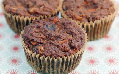 Gluten-free carrot banana muffins