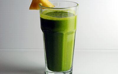 Ginger cilantro green shake