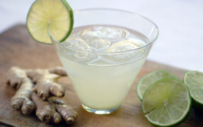 Ginger lime mocktail