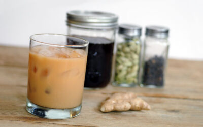 Iced ginger chai