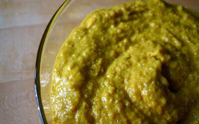 Homemade buckwheat honey mustard